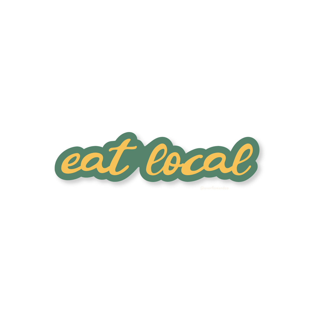 Eat Local Sticker