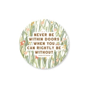 never be within doos sticker | charlotte mason collection | overflow & co