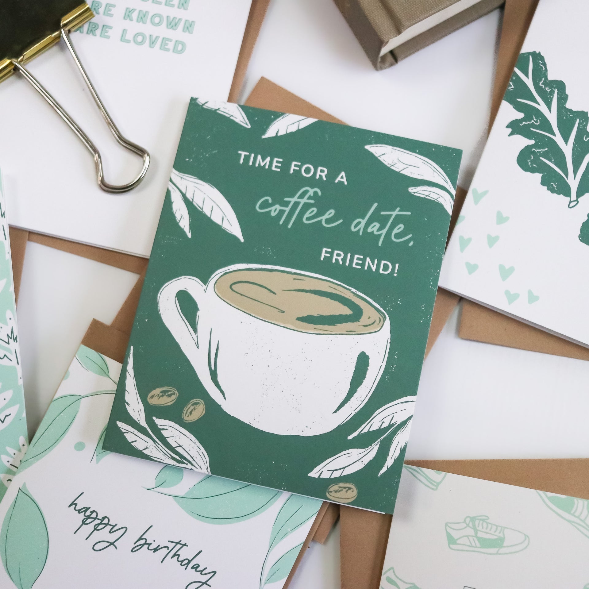 Time for a Coffee Date Friendship Card | Overflow & Co.