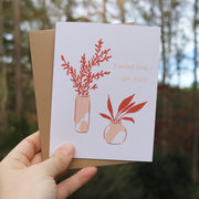 Thinking of You Plants Friendship Card | Overflow & Co.