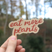 eat more plants sticker | farmer's market collection | overflow & co