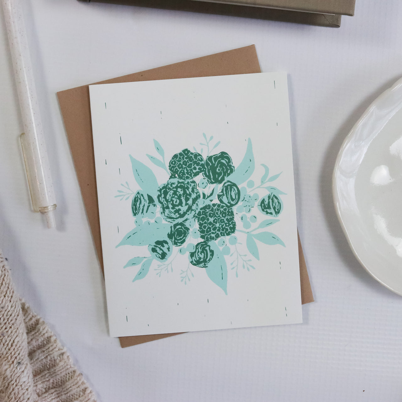 Boho Bouquet Everyday Floral Card | Overflow & Co.