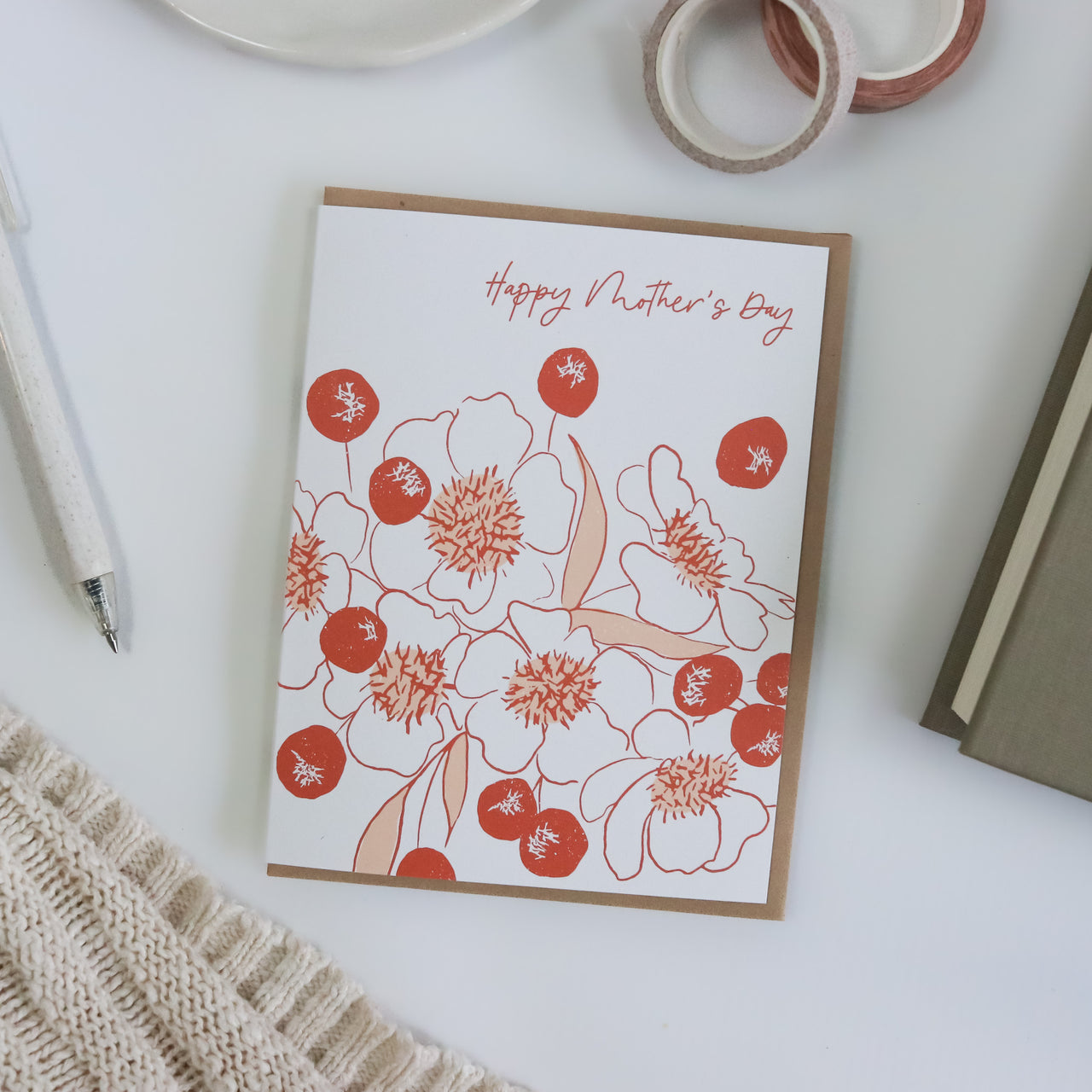 Mother's Day Floral Bouquet Card | Overflow & Co.