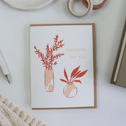 Thinking of You Plants Friendship Card | Overflow & Co.