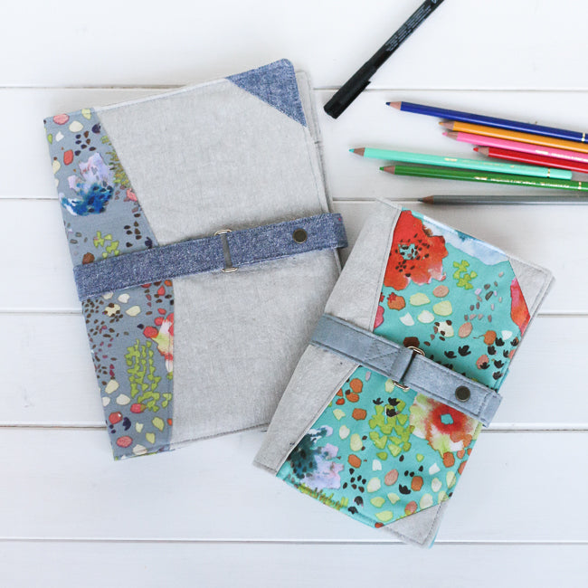 north pond notebook cover sewing pattern | shop radiant home studio