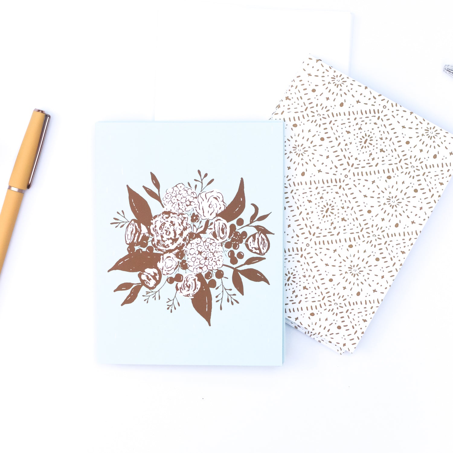 eco-friendly recycled notecards | ocean & ochre bouquet | shop radiant home studio