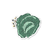 head of lettuce sticker | farmer's market collection | overflow & co