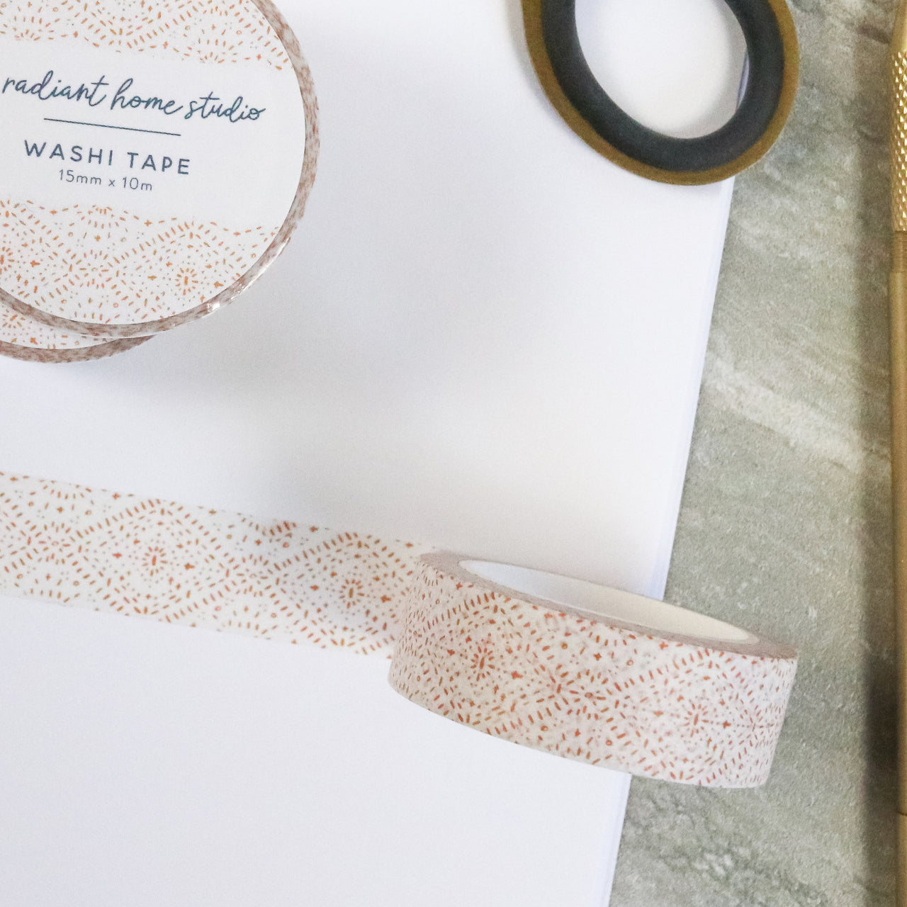 Washi Tape Neutral | Boho Diamond Tile Print | Overflow & Co.